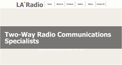 Desktop Screenshot of laradio.co.za